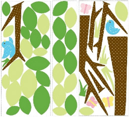 RoomMates Stickers repositionnables enfant arbre