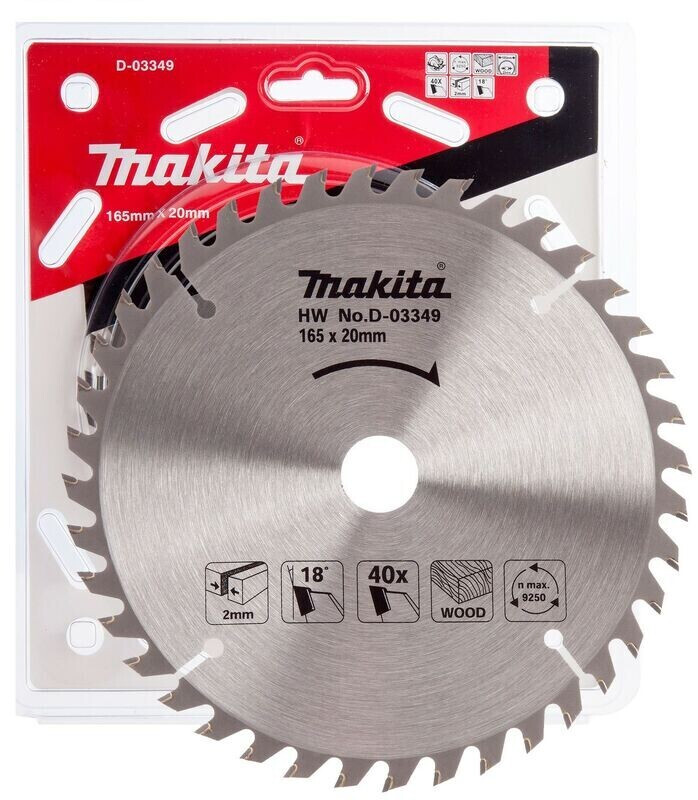 Makita HM-Standard-Sägeblatt 165 mm (D-033 49) ab 12,59 €