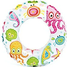 Intex Lively Print Swim Ring 24in