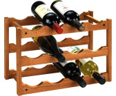 Relaxdays Etagère à vin 6 bouteilles, Pyramide pour vin décorative