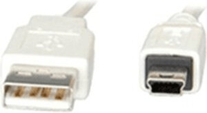 ROLINE GOLD Cavo Mini USB 2.0 Tipo A 1.8m - Contatti Dorati Nylon