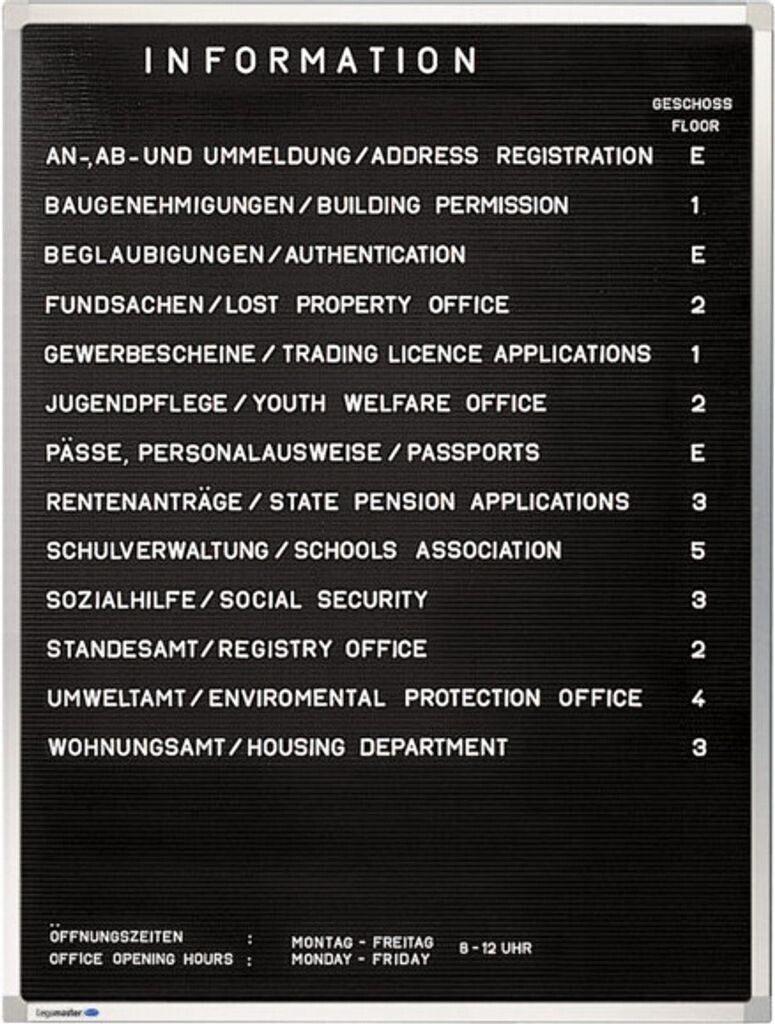 Legamaster Premium Information Board 40x30cm
