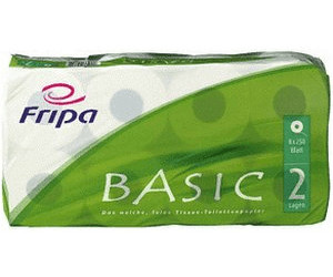 Fripa Basic Toilettenpapier Tissue 128 Rollen 2-lagig 250 Blatt Tork 