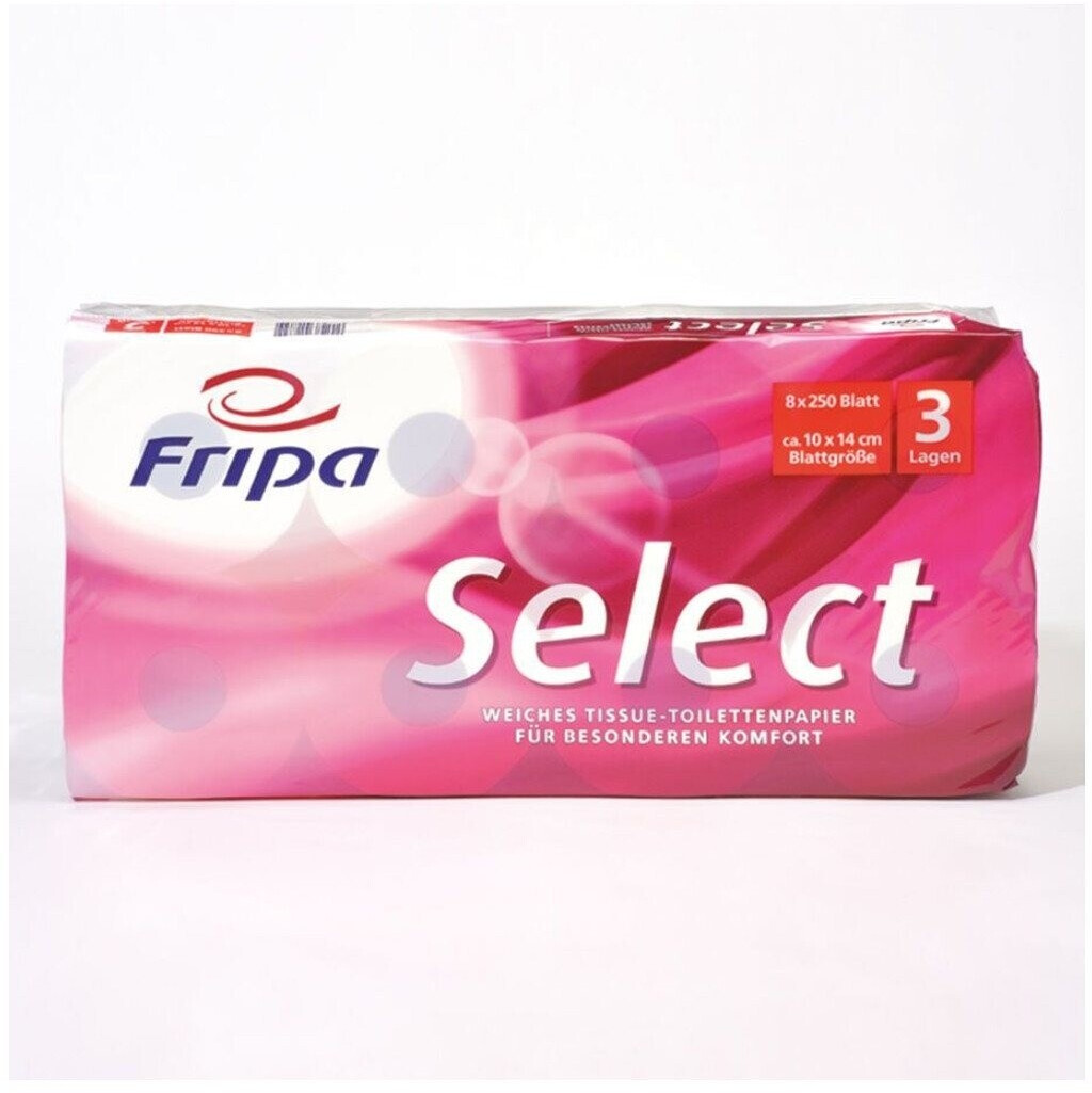Fripa Papier toilette Select 3 épaisseurs (x8)