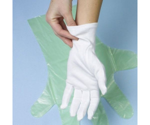 Rovtop 12 Paar wei/ße Handschuhe aus Reiner Baumwolle 8,8 Zoll verwendet Handfeuchtigkeit t/ägliche Arbeit usw Baumwollhandschuhe Werden f/ür Schmuckinspektion