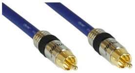 InLine Câble Premium digital optique, RCA mâle / RCA mâle