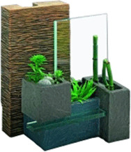 Fluval Muret décoratif zen EDGE Fluval avec paniers pour plantes
