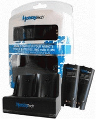 Brok'in 2 batteries + chargeur Wiimote - noir