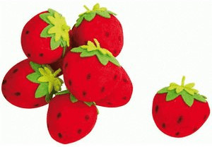 Legler Lot de 7 fraises en feutre (4421)