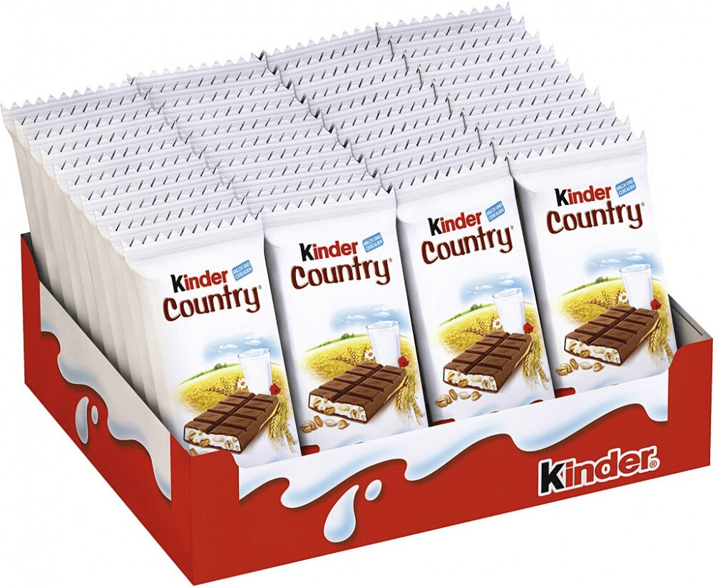 FERRERO Kinder Country 4-pack 24/(4x23.5g) – EuropaMarketCA