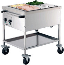 Bartscher Chariot bain-marie GN 2 x 1/1