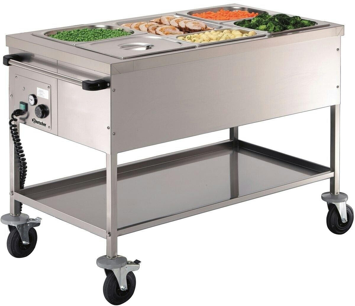 Bartscher Chariot bain-marie GN 3 x 1/1