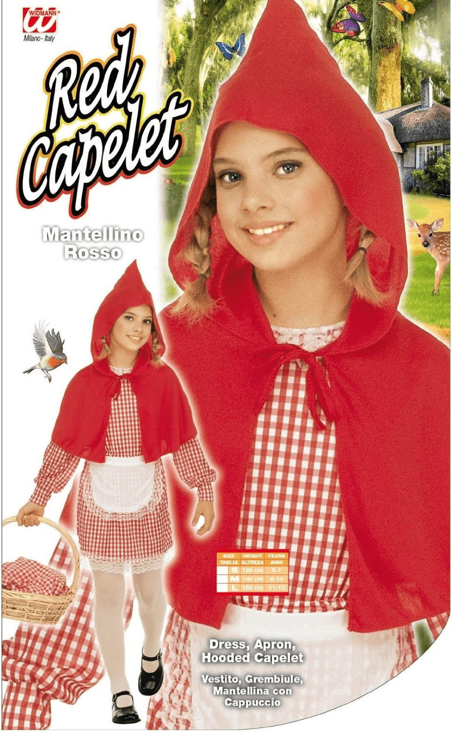 Widmann Costume Le Petit Chaperon rouge
