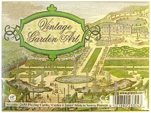 Jeu de cartes Vintage Garden Art