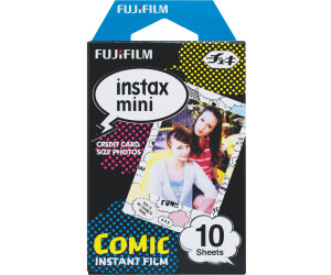 Papel Instax Mini x 10 films Fujifilm Borde Negro
