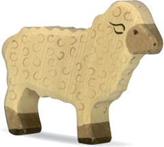 Holztiger Mouton debout