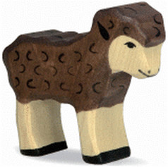 Holztiger Agneau noir