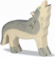 Holztiger Loup hurlant