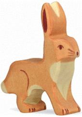Holztiger Lapin en bois