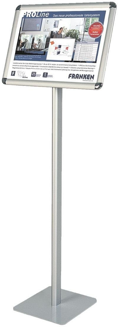 Franken Info Display BS09 Standard DIN A3 Portrait 28x125x28cm Alu