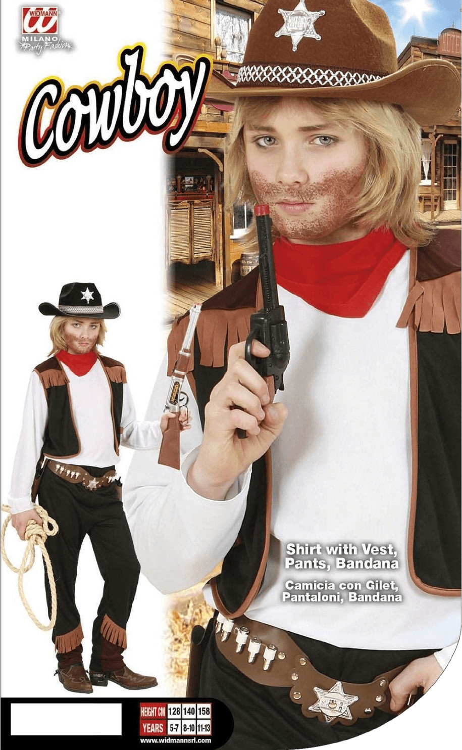 Widmann Déguisement de cowboy