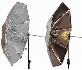 Lastolite Reversible Umbrella Sunfire/Silver 1m (40)