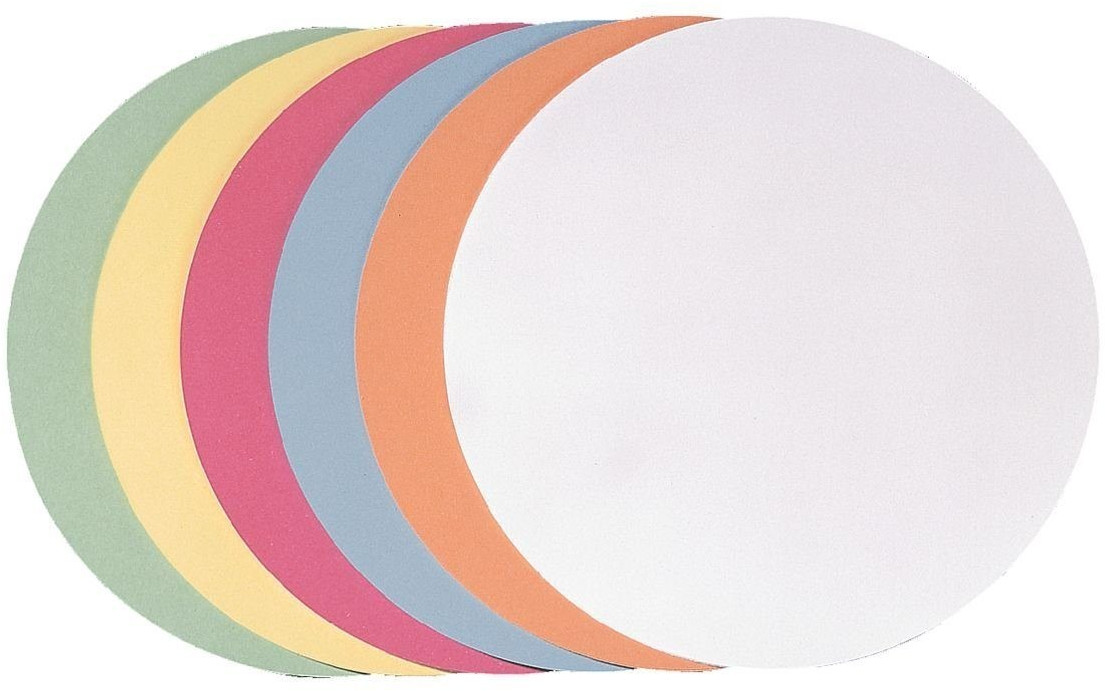 Franken Presentation Card Circles Large 195mm Assorted (500 pcs)