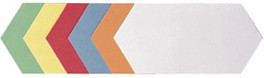 Franken Presentation Card Rhombus 205x95mm Assorted (500 pcs)