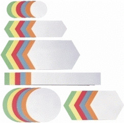 Franken Presentation Card Hexagons 190x165mm Assorted (250 pcs)
