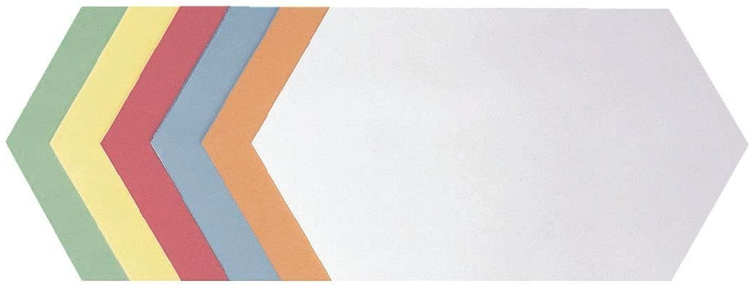 Franken Presentation Card King-size Hexagons 297x165mm Assorted (250 pcs)