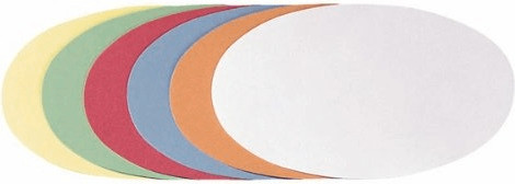 Franken Presentation Card Self-adhesive Oval 190x110mm Assorted (300 pcs)