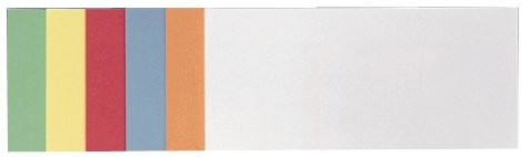Franken Presentation Card Self-adhesive Rectangle 205x95mm Assorted (300 pcs)