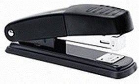 5 Etoiles Stapler Half Strip Metal Top and Base Top Loading Capacity 20 Sheets Black-Grey