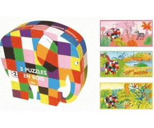Vilac Box of 3 Wooden Jigsaw Puzzles