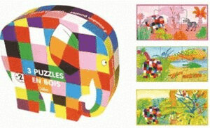 Vilac Box of 3 Wooden Jigsaw Puzzles