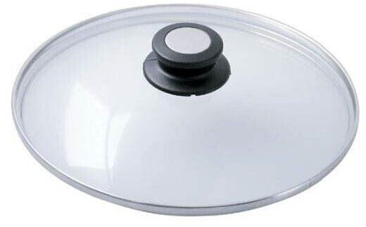 Couvercle verre bouton inox De Buyer