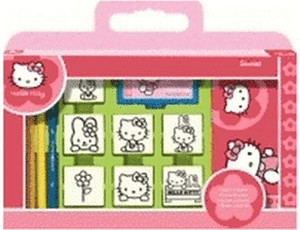 Noris Valisette 7 Tampons Hello Kitty