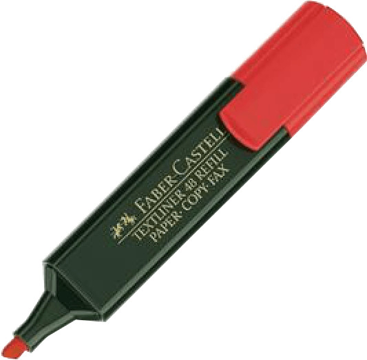 Image of Faber-Castell Textliner 48 refill evidenziatore (rosso)