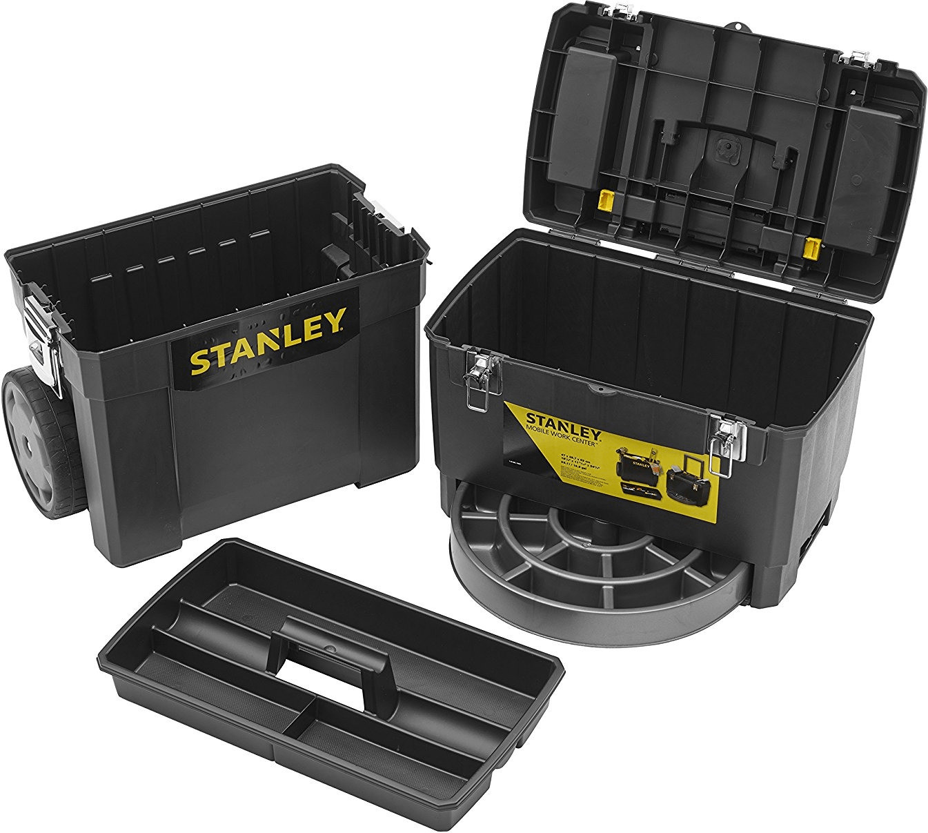 Stanley Mobile Work Centre - Valise à roulette pour boîte à outils -  Accessoire Audio - Achat & prix