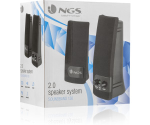 NGS Soundband 150 negro y plateado Altavoces de ordenador de 2 W 3.5 mm, USB 