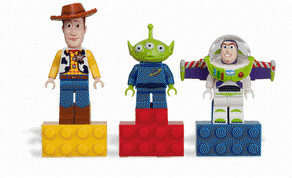 LEGO Toy Story Magnet Set: Woody, Buzz Lightyear and Little Green Alien (852949)