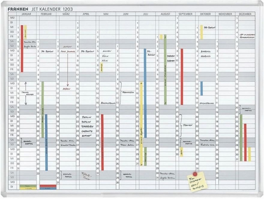Franken JetKalender 120x90cm 12 Monate (1203) ab 186,34 €  Preisvergleich bei idealo.de