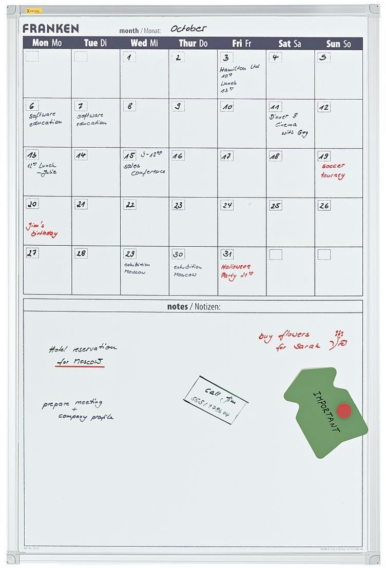 Franken X-tra! Line Planner 60x90cm Month-overview (5 Weeks)