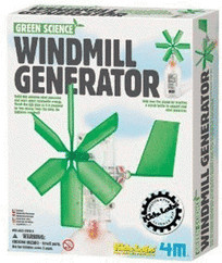 4M KidzLabs Green Science - Générateur Moulin à vent : Eolienne
