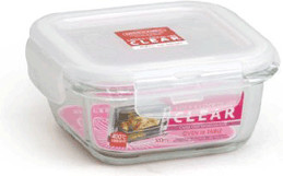 Lock&Lock Boîte carrée en verre 300 ml (LLG203)