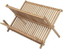 Ambiance Nature Egouttoir vaisselles 32 couverts bambou