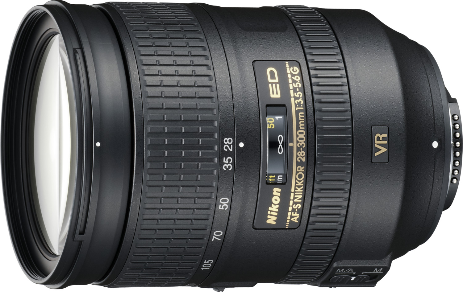 Nikon AF-S 28-300mm F3.5-5.6 Supertelezoomobjektiv schwarz