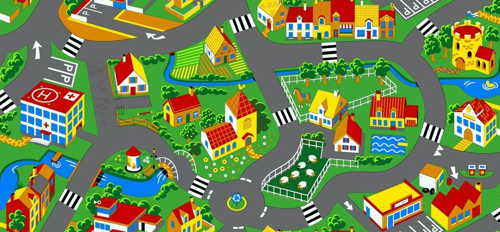 Associated Weavers Tapis Little Village 140 x 200 cm