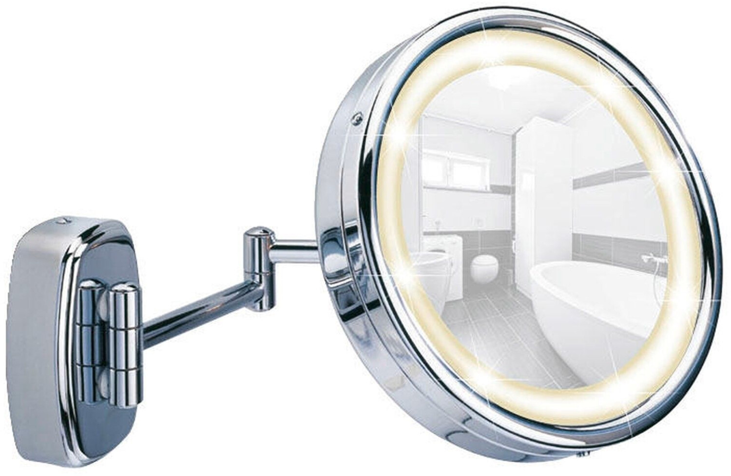 Wenko Miroir cosmétique mural Touch (3656270100)