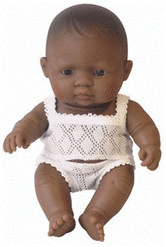 Miniland Bébé fille latino-américaine 21 cm (31128)